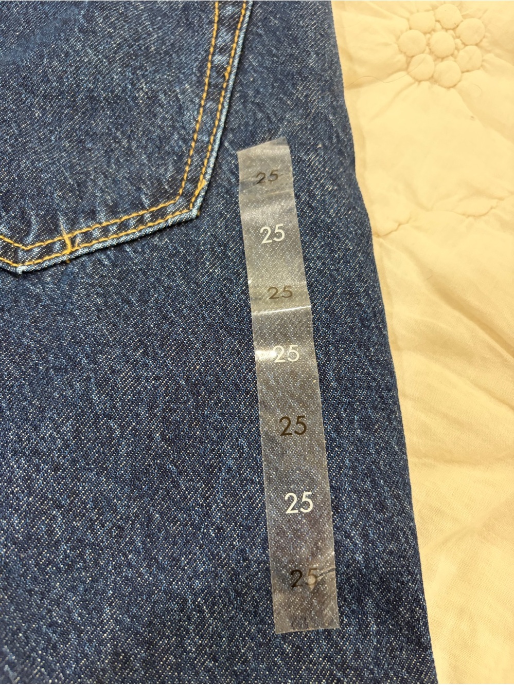 PacSun Remi Baggy Barrel Jeans with Knee Darts – Dark Blue size 25 - Picture 7 of 9